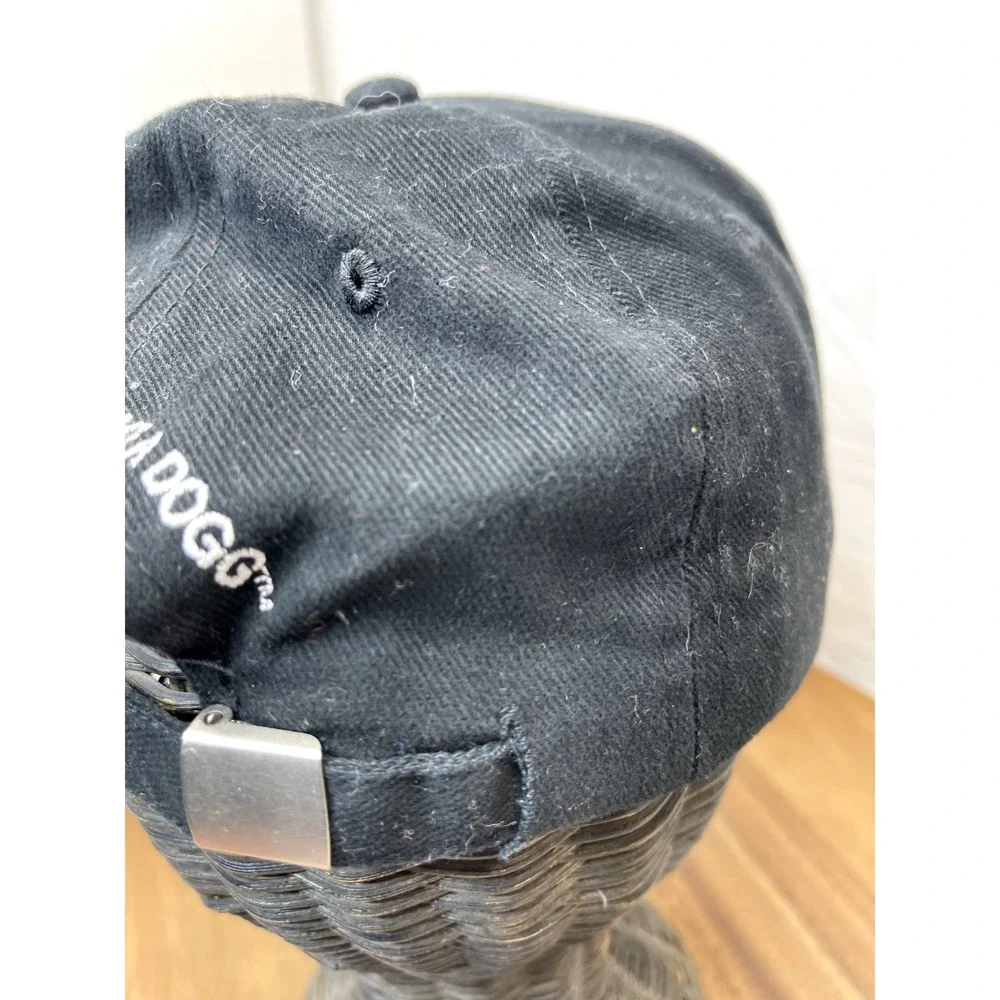 Salt‎ Dogg Hat Cap Spreaders Embroidered Black Adjustable Strap Back Baseball